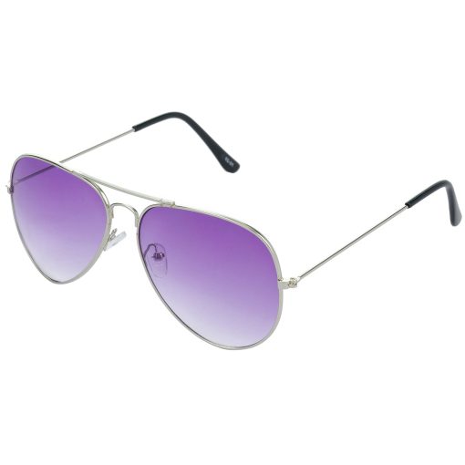 Violet Lens & Silver Frame