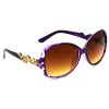 Brown Lens & Violet Frame