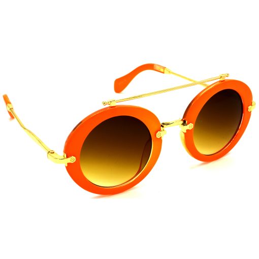 Brown Lens & Orange Frame