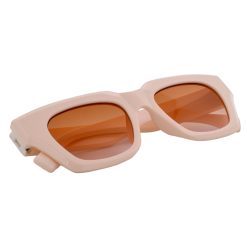 Peach Frame Elegance: Playful yet sophisticated