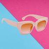 Shop Hrinkar Peach Frame UV Glasses Online