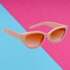 Discover Hrinkar Peach Frame UV Sunglasses Online