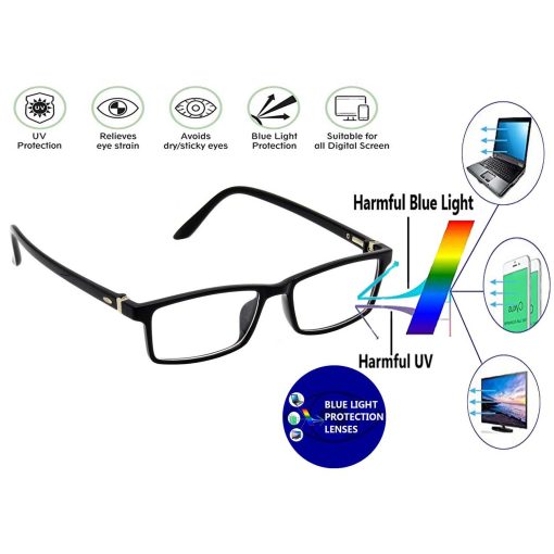 Buy blue cut glasses for computer use with UV protection