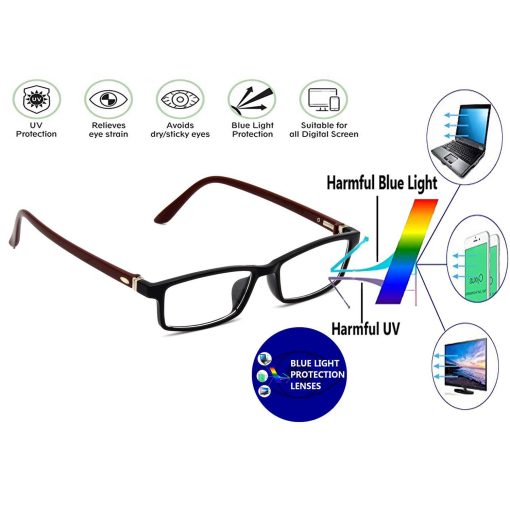 Blue light cut glasses for eye protection