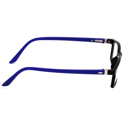 Stylish blue cut glasses with anti-glare lenses for men’s screen use