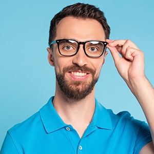 Buy latest zero power blue cut glasses online for men