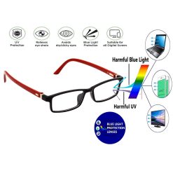 Blue cut glasses with zero power for computer and mobile screen protection