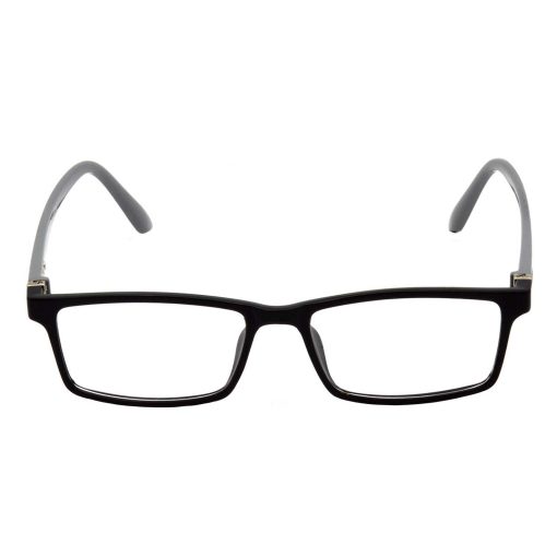 Stylish blue cut glasses for eye protection during computer use