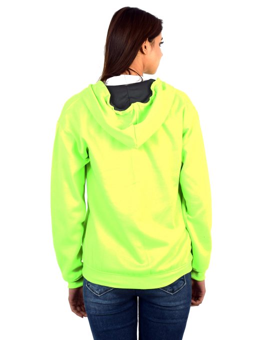 Enjoy the cozy feel of this hoodie sweatshirt for women