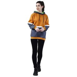 Fashionable girls' hoodie dress for casual wear