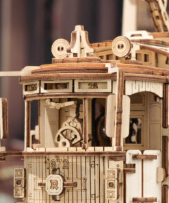 Alternative view of Rokr Classic City Tram 3D Wooden Puzzle LK801 Building Toys Jigsaw For Xmas Gift