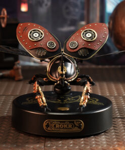 Alternative view of Robotime Rokr Metal 3D Puzzles Games Rhinoceros Beetle Punk Style Gift For Birthday Easy Assembly Mechanical Design Toys - MI01