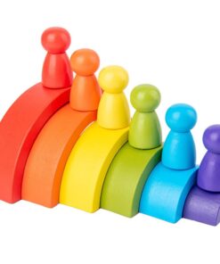 Alternative view of Rainbow arched building blocks