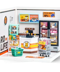 Alternative view of Rolife Super Store Kits Plastic Building Toys For Xmas Gifts DIY Miniature House