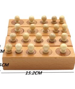 Alternative view of Montessori kindergarten early education toy building blocks